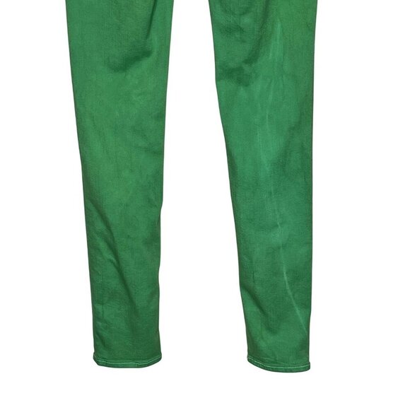 Rag & Bone Bright Green Custom Dye Skinny Jeans Size 30 Bright White Skinny NEW - Picture 8 of 13